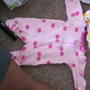 Cherry NB onsie